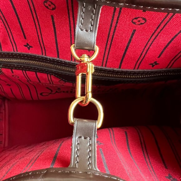 Authentic Louis Vuitton Neverfull MM in Damier Ebene Canvas - Picture 5 of 13